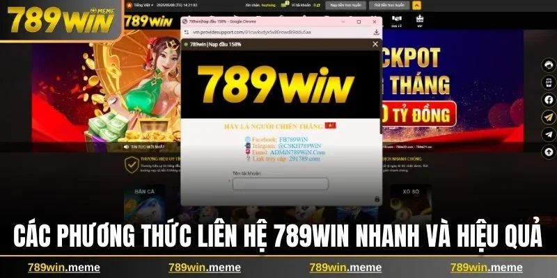 Các phương thức liên hệ 789win nhanh và hiệu quả