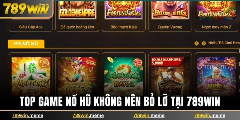 Nhiều tựa game thú vị cho hội viên thỏa thích trải nghiệm