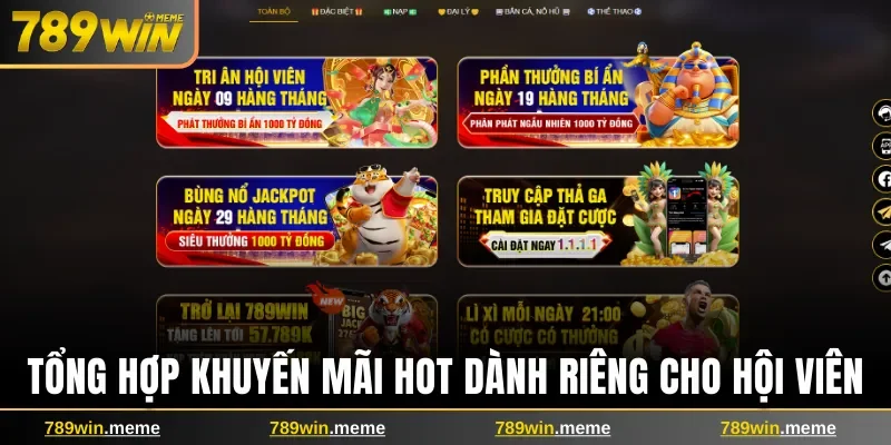 Tổng hợp khuyến mãi hot dành riêng cho hội viên