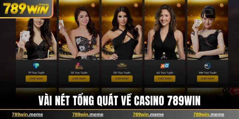 Vài nét tổng quát về casino 789win