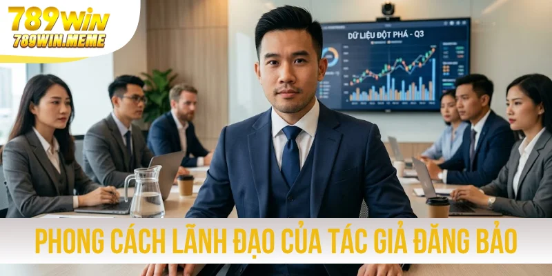 Chia sẻ phong cách lãnh đạo của tác giả Đăng Bảo